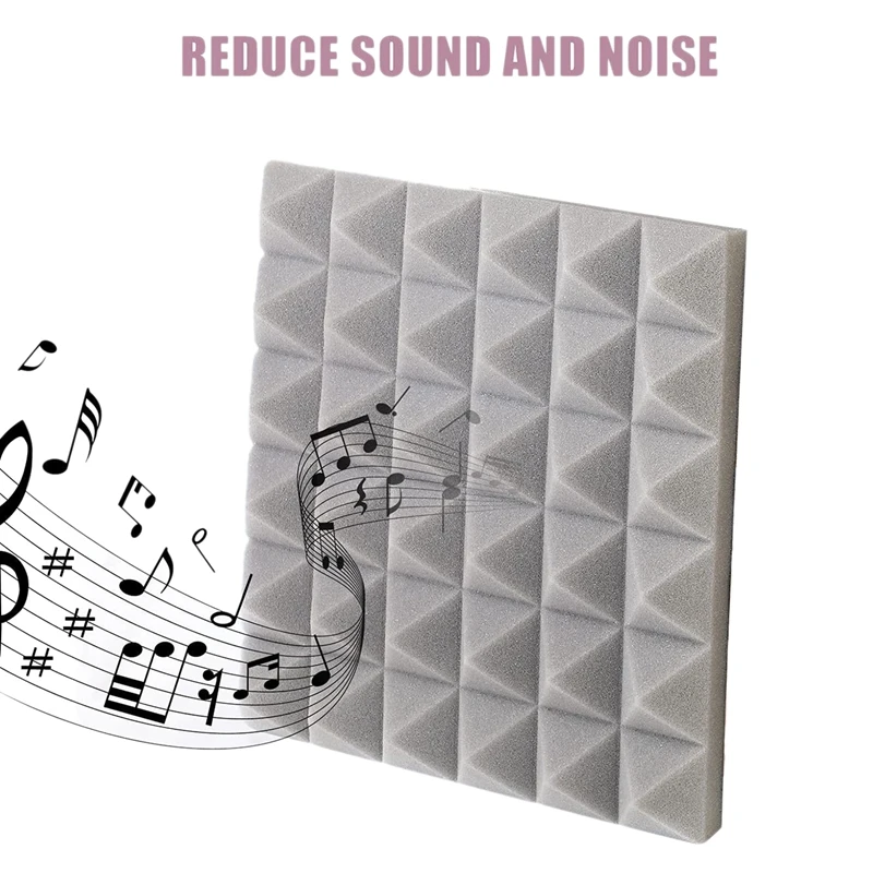 24Pcs Soundproof Foam,Acoustic Panels,Soundproof Wall Panels Noise Cancelling Acoustic Foam,Studio Soundproofing Padding