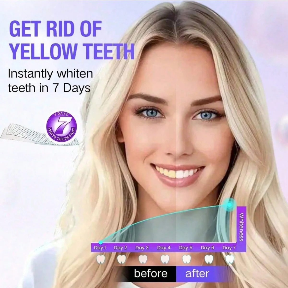 9D Whitener Strips Teeth Brightening Strips White Strips For Teeth Whitening Teeth Effect Oral Tooth Teeth Whitening Strips Gift