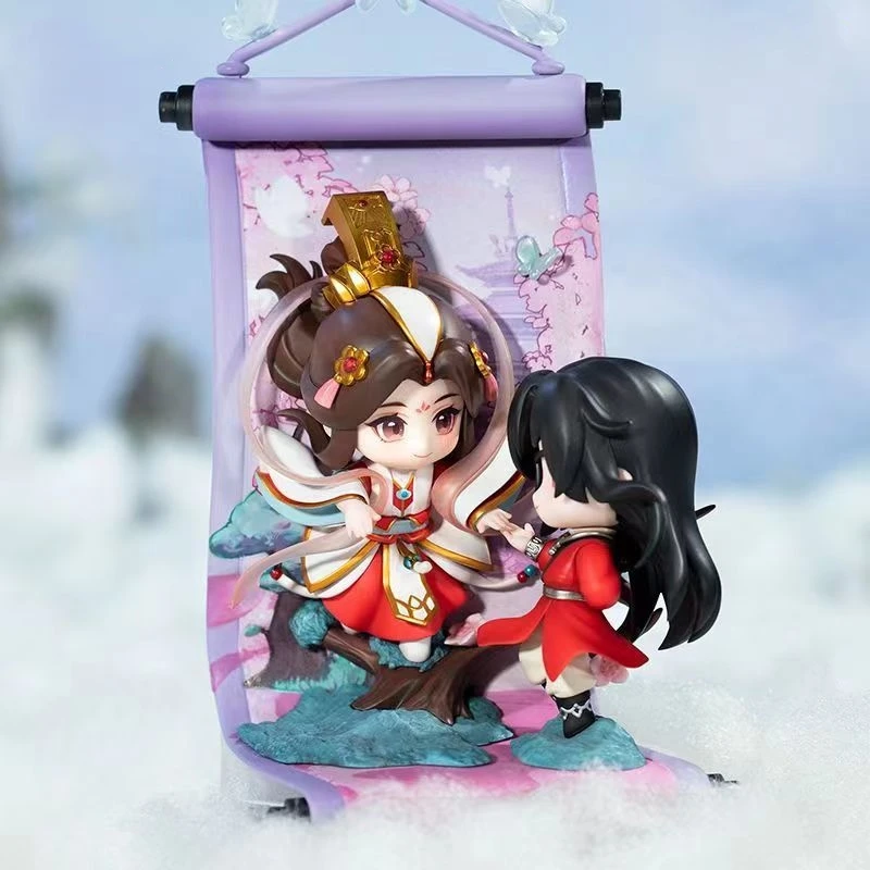 

Original Heavenly God Blesses The People Xie Lian Hua Cheng Static State Lovely Model Tabletop Decoration Collectibles Figma Toy