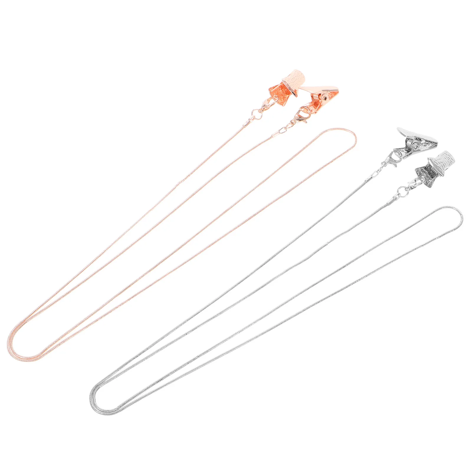 

2Pcs Exquisite Workmanship Glasses Chain Mask Holding Rope Non Slip Design Fashionable Anti Loss Accessory Assorted Color