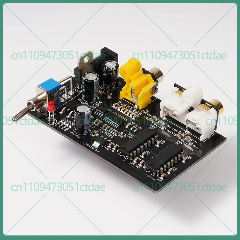 1-5pcs For Dual Parallel PCM56 Classic HIFI DAC Board Optical Coaxial Input Clear Transparent Sound Better Than TDA1541