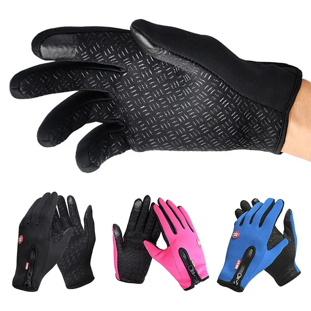 Winter Running Gloves, Lightweight Windproof Anti Warm Liner Sports Gloves for Driving Cycling Fishing Outdoor Sports