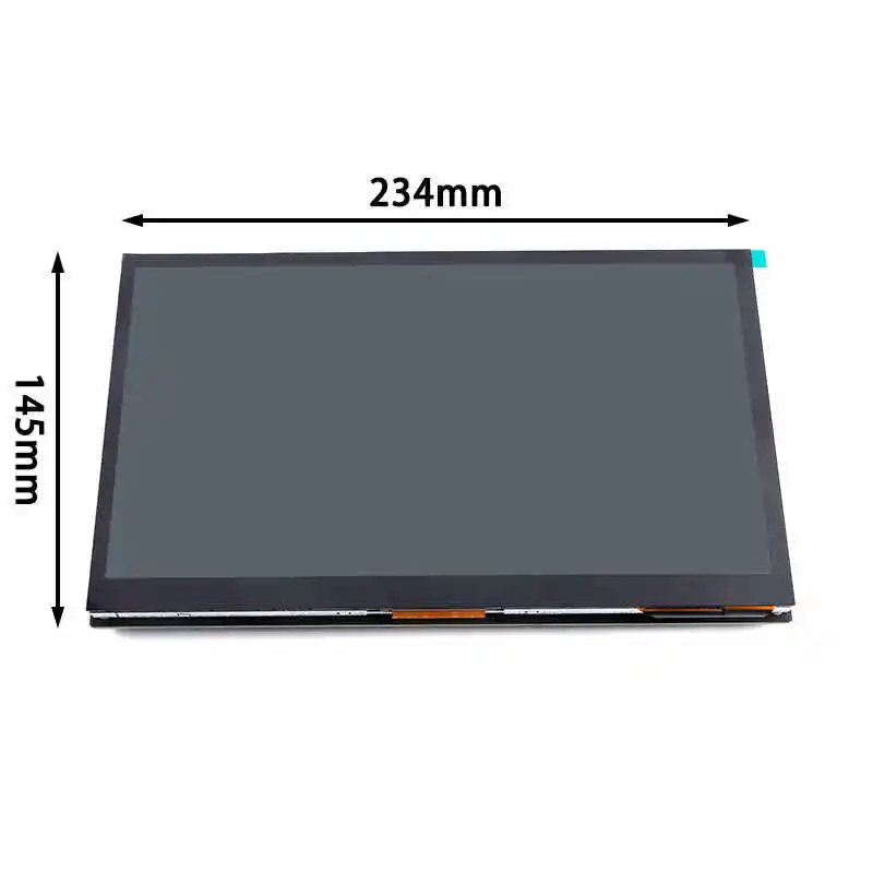 Monitor de tela LCD HDMI Raspberry Pi de 10,1 polegadas, tela de toque capacitiva, ângulo de visão completo IPS HD, compatível com Raspberry Pi