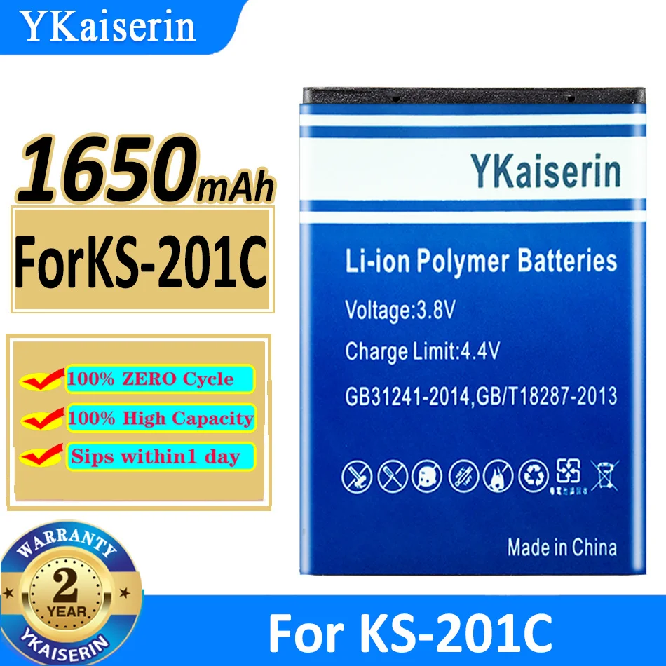 YKaiserin Replacement Battery for KS-201C 1650mAh Bateria