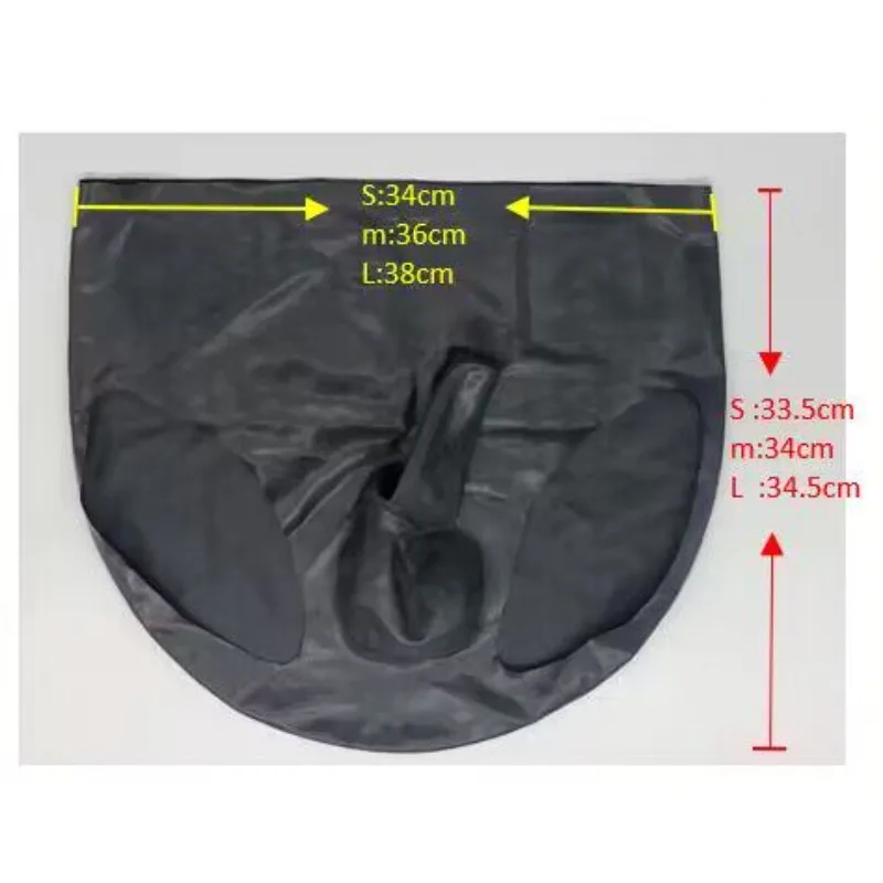 Men Brief Latex One Piece Molding Underwear Tight Close Fitting Sexy Elastic Soft Comfortable Body Hugging Inner Wear Daily Wear