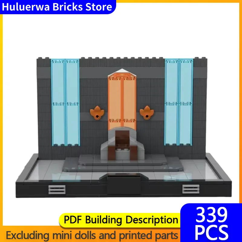 Military Star Movies Model MOC Building Bricks Throne Room Diorama Modular Technology Gifts Holiday Assemble Children Toys Suit