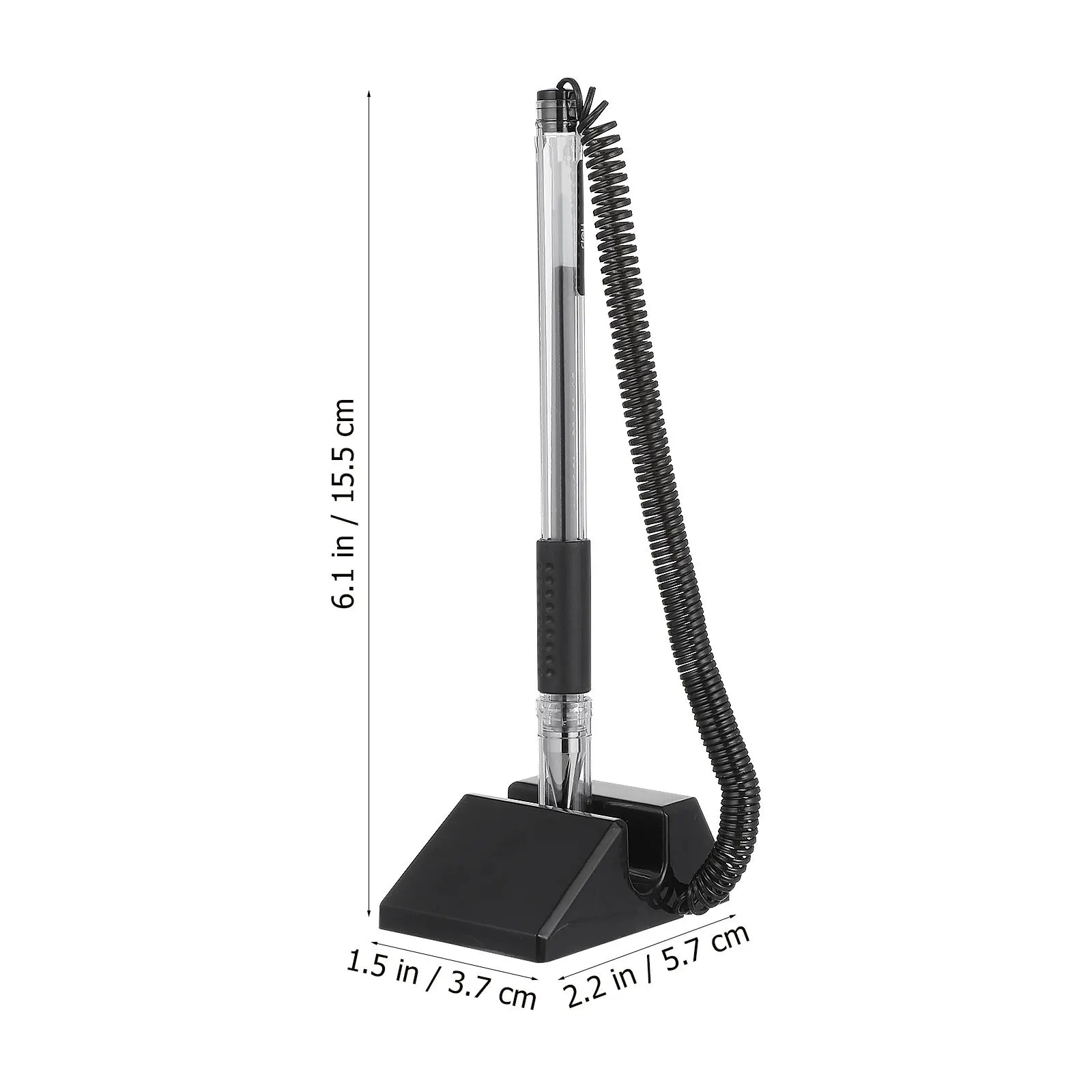 3Pcs Ballpoint Pens Chain Desktop Stand for Office Counter Bank Anti Theft Signature Stationery Gift