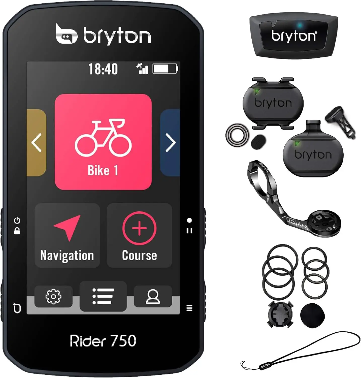 Bike/Cycling Computer. USA Version. Color Touchscreen, Maps & Navigation, Smart Trainer Workout