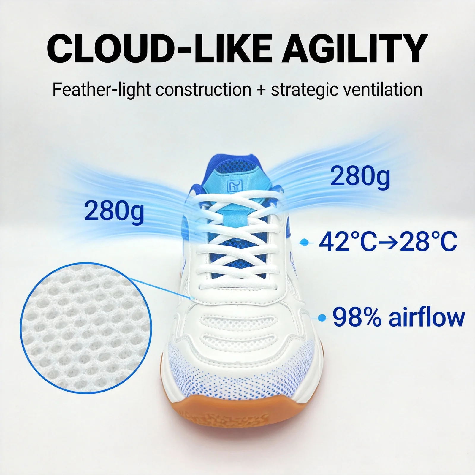 Zapatillas de Bádminton Unisex - Shoe Non Slip Badminton reseña y precio