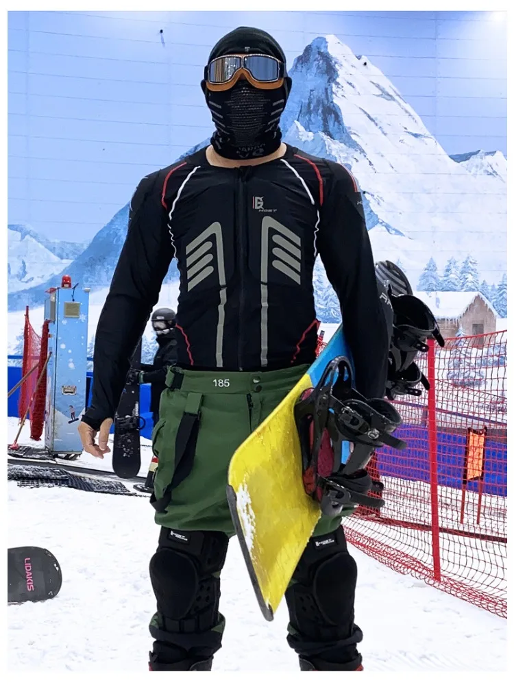 

GHOST RACING Защитное снаряжение для катания на лыжах Дышащая защита от падения Лыжное снаряжение Мягкая броня Одежда