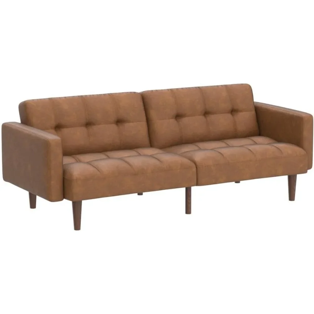 Sofa Bed, Sleeper, Sofa Seat, Medieval Modern Futon, Living Room, Bedroom Sofa (artificial Leather)