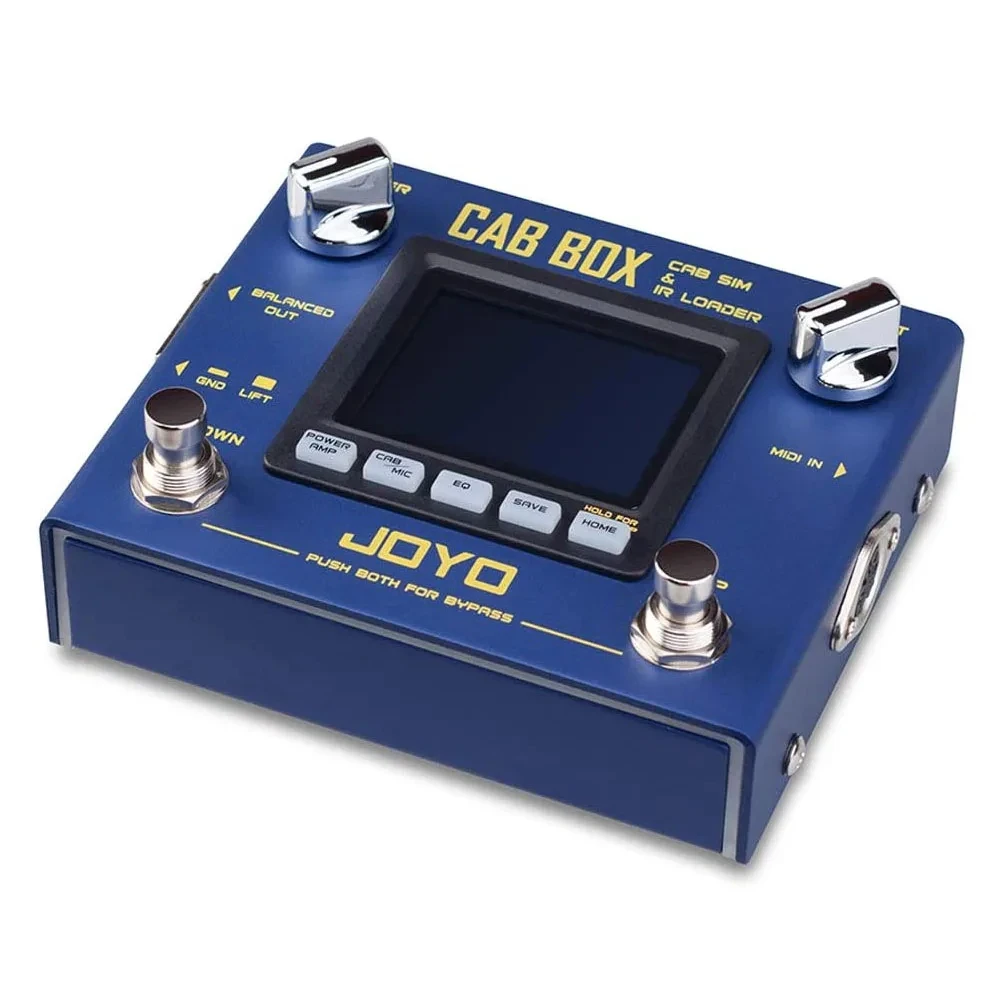 JOYO R-08 CAB BOX pédale d'effet guitare 4 tubes puissance AMP simules armoire pédale de modélisation