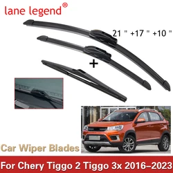 for Chery Tiggo 2 2016~2023 Tiggo 3x MVM X22 DR3 Front Rear Windscreen Windshield Wipers Car Wiper Blade Car Accessories