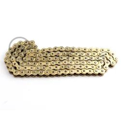 Gold 420 Chains 104L/110L Links Motorcycle Drive Chain Link For 50cc-150cc ATV Quad Pit Dirt Bike Motocross Parts