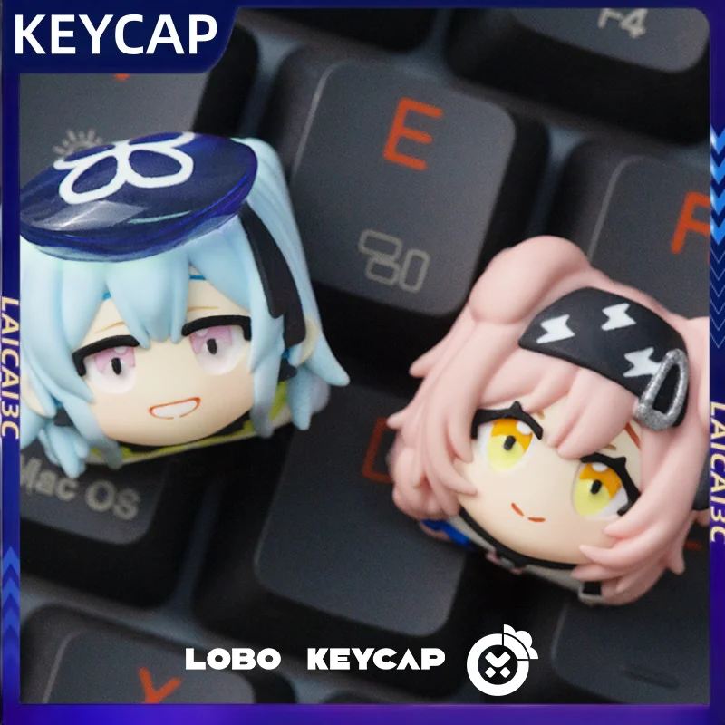 

Arknights Keycap Lappland Silverash Texas Amiya Phantom Goldenglow Resin Solid Keycap Mechanical Keycap Anime Keycap Single