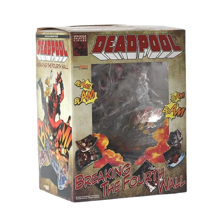 Hot Toys Deadpool Scene Deadpool Breaks Dimensional Wall Marvel Sitting Handsome Model Box Decoration No box