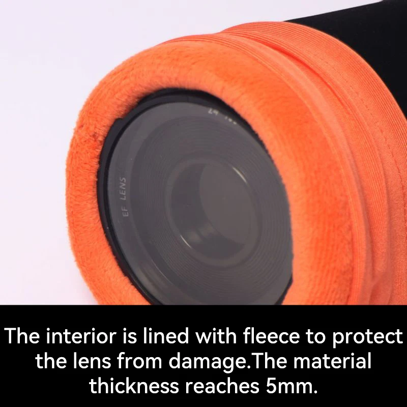 NEW Camera Lens Bag Drawstring Bag with S M L XL Size for Canon Sony Nikon DSLR Camera Lens Barrel Case with Hook ﻿