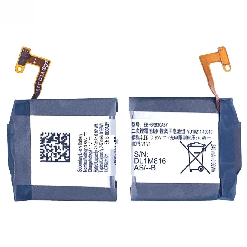High Quality EB-BR830ABY Watch Battery 3.85V 247mAh For Samsung Gear Active 2 (40MM) Brand New Replacement Battery