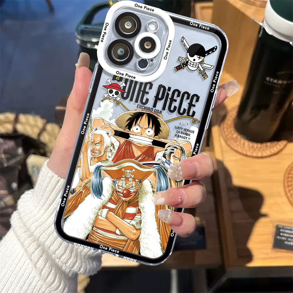 Transparent Soft Bumper Phone Case for Honor X8 4G X9a 5G X8a 90 Lite X8 One P-Pieces Anime Cover