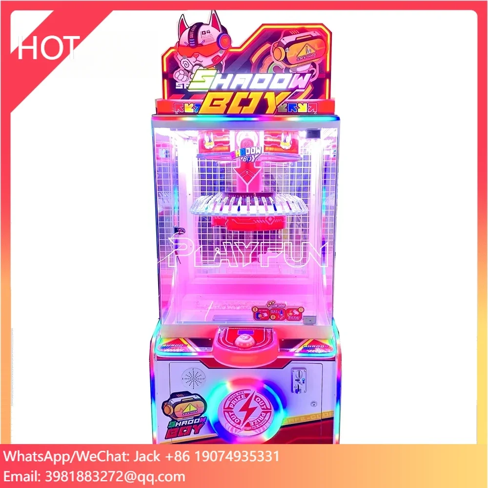 

Playfun Shadow Boy Clip Gift Prize Game Machine Vending Catch The Dolls Vending Claw Machine Amusement Arcade Games