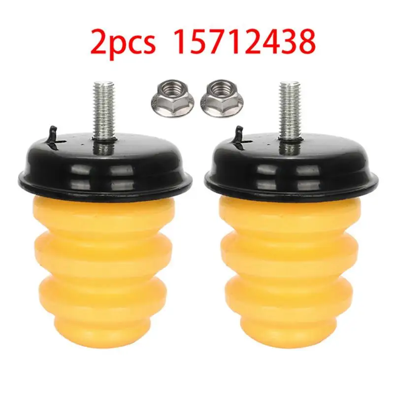 1/2Pcs 15712438 Rear Axle Rubber Shock Absorber Bump Stop Bumper Spring Front  Arm 15153958 for GMC Sierra Chevy Silverado 1500