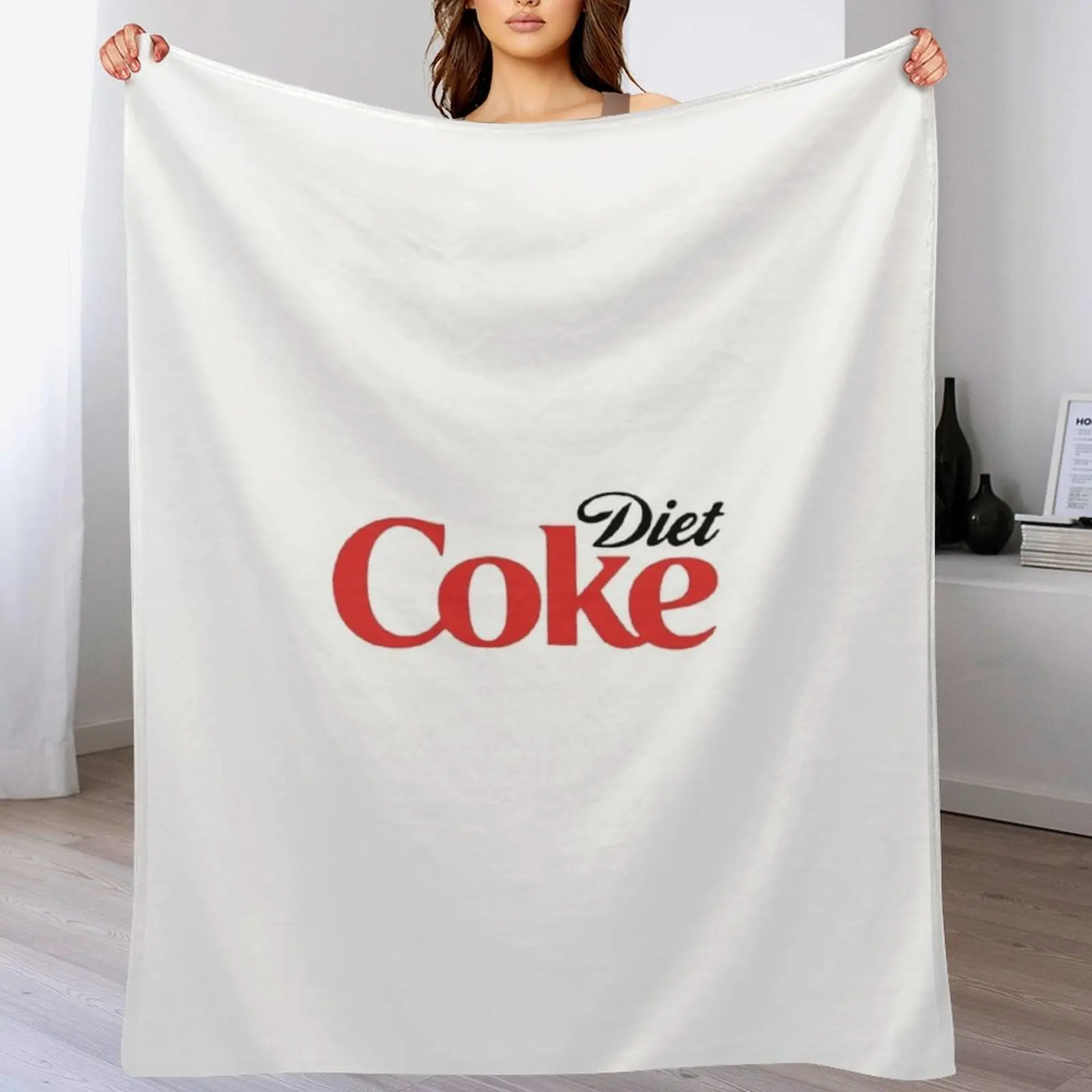 Coke Funny Lover Diet Throw Blanket Plaid on the sofa Weighted Soft Warm Blankets