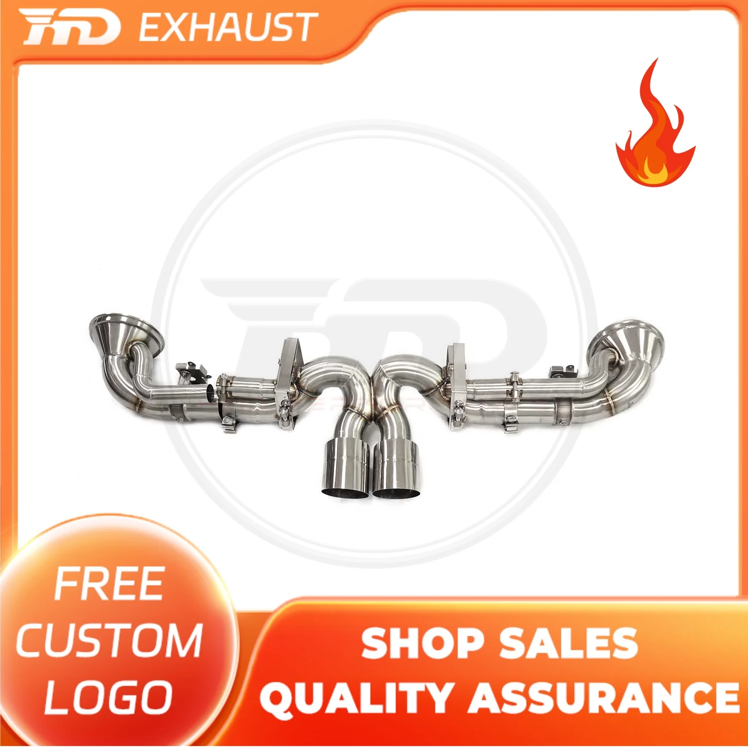 

HMD Hot sale Exhaust System Stainless Steel Performance Catback for Porsche 911 992 GT3 4.0T 2021+ Muffler With Valve car