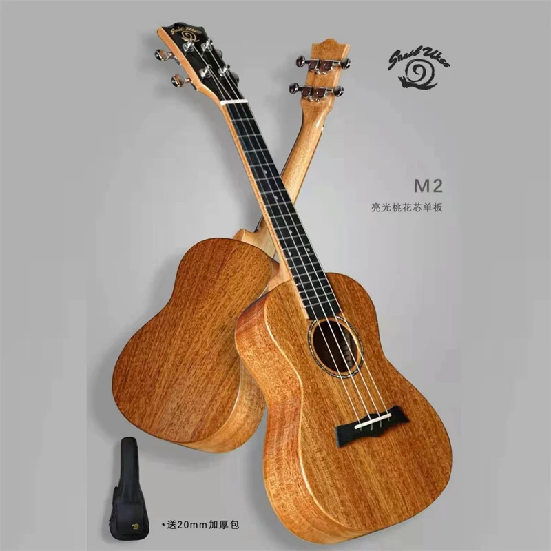 snail M2 solid  wood concert and tenor ukulele