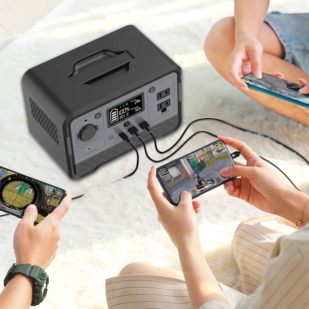 ##YUNYI DPS-350D Solar Power Portable Generator 350W 297.6WH Solar Power Charging Station