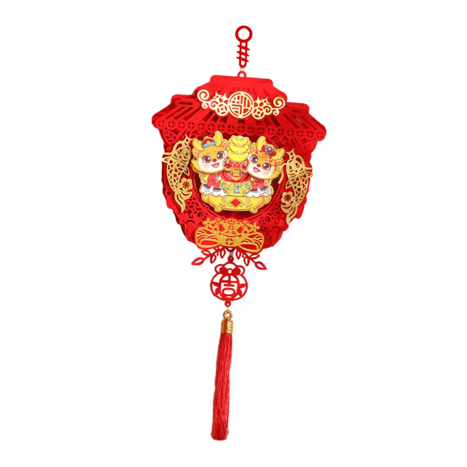 2024 Dragon Door Sign Holiday Window Celebration Party Supplies Office Chinese