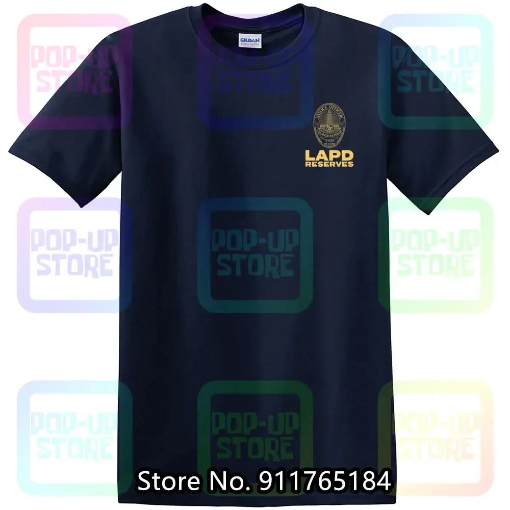 LAPD Los Angeles Police Dept Reserves T shirt Recruiting Med LEC 1st responder