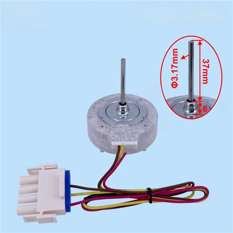M04K 2X Motore ventola di raffreddamento frigorifero per frigorifero Electrolux DC12V 2.7W FDQB38EL2 Parti del congelatore del radiatore del frigorifero