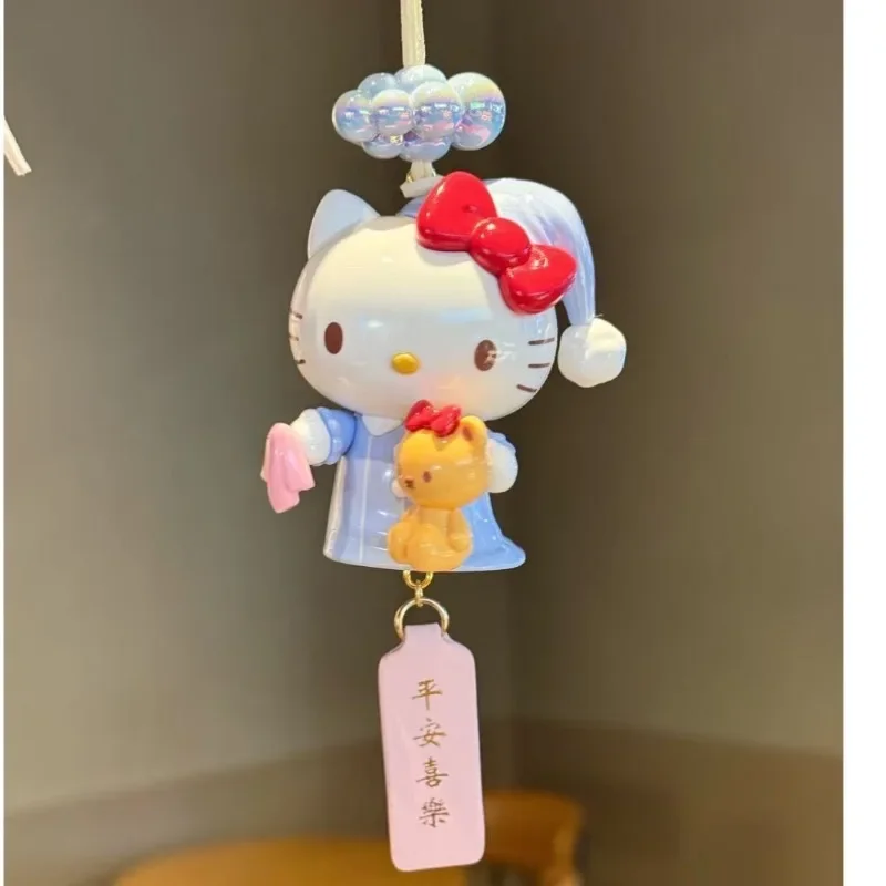 أزياء Kawaii مرحبا كيتي أنيمي الكرتون لطيف الراقية الهدايا المفاتيح زينة الإبداعية هدية لفتاة حلاوة هدية عيد ميلاد