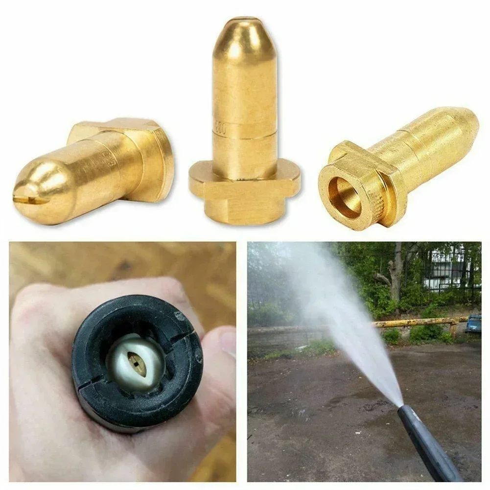 Brass Adapter Nozzle For Karcher K1 K2 K3 K4 K5 K6 K7 K8K9 Spray Lance Spray Nozzle Car Washer Jet Nozzle Water Spray Tip Bullet