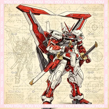 

Сборная модель Astray Red Frame MB MBF-P02 MG 1/100 SEED DESTINY, фигурка для самостоятельной сборки, аниме-модель, игрушка, подарок для парня