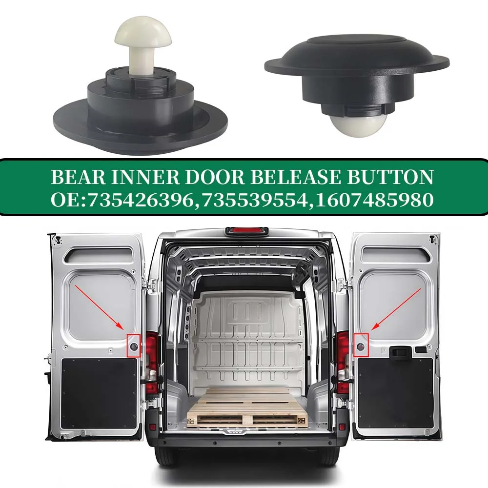 

1pc Rear Door Trunk Release Button for Fiat Ducato Peugeot Boxer Citroen Jumper Relay 2006-2021 Fiat 735426396 Accessories