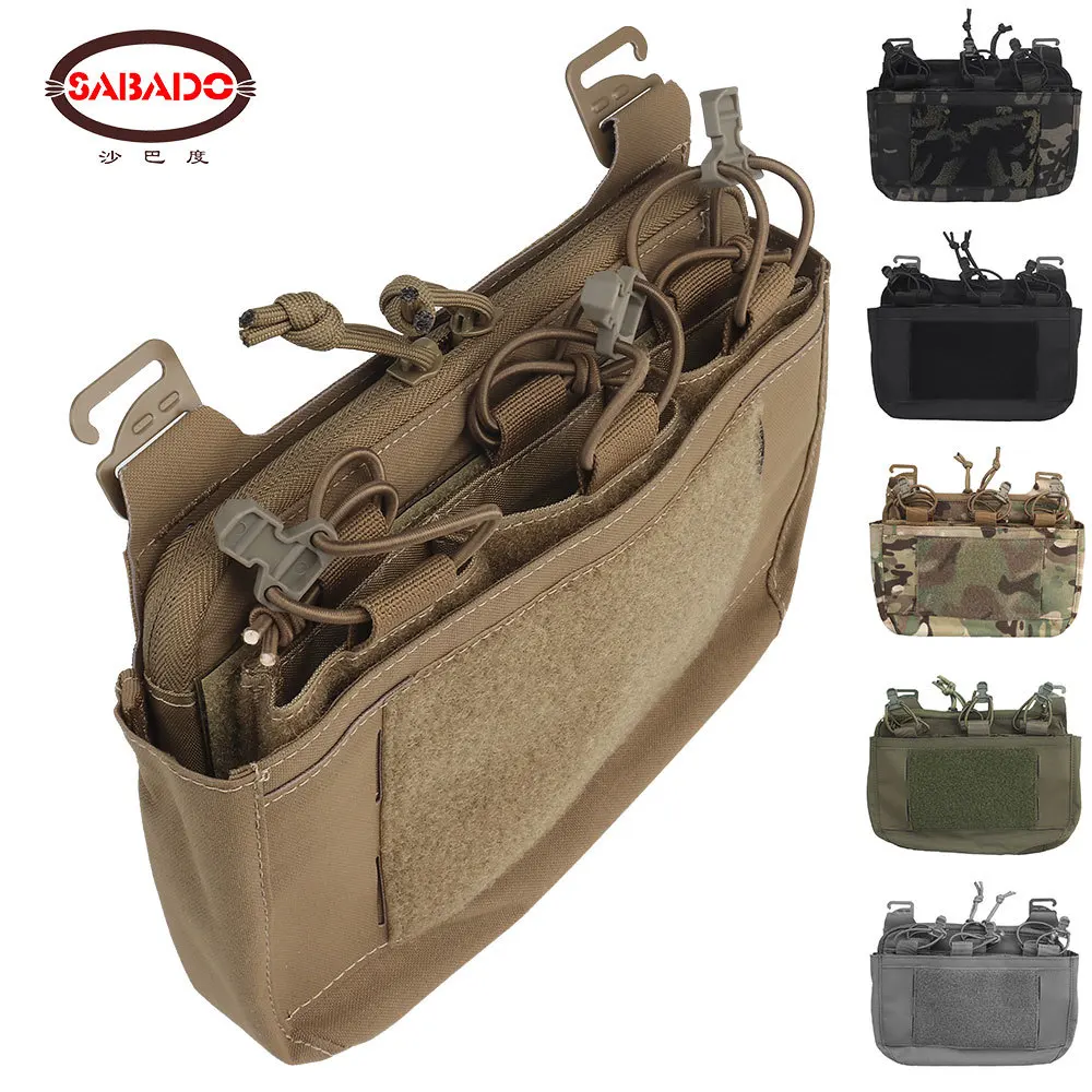 Taktische G-haken DOPE Front Klappe Double Stack Bauch Fanny Pack Triple Magazin Einfügen Känguru Tasche FCPC FCSK Träger weste