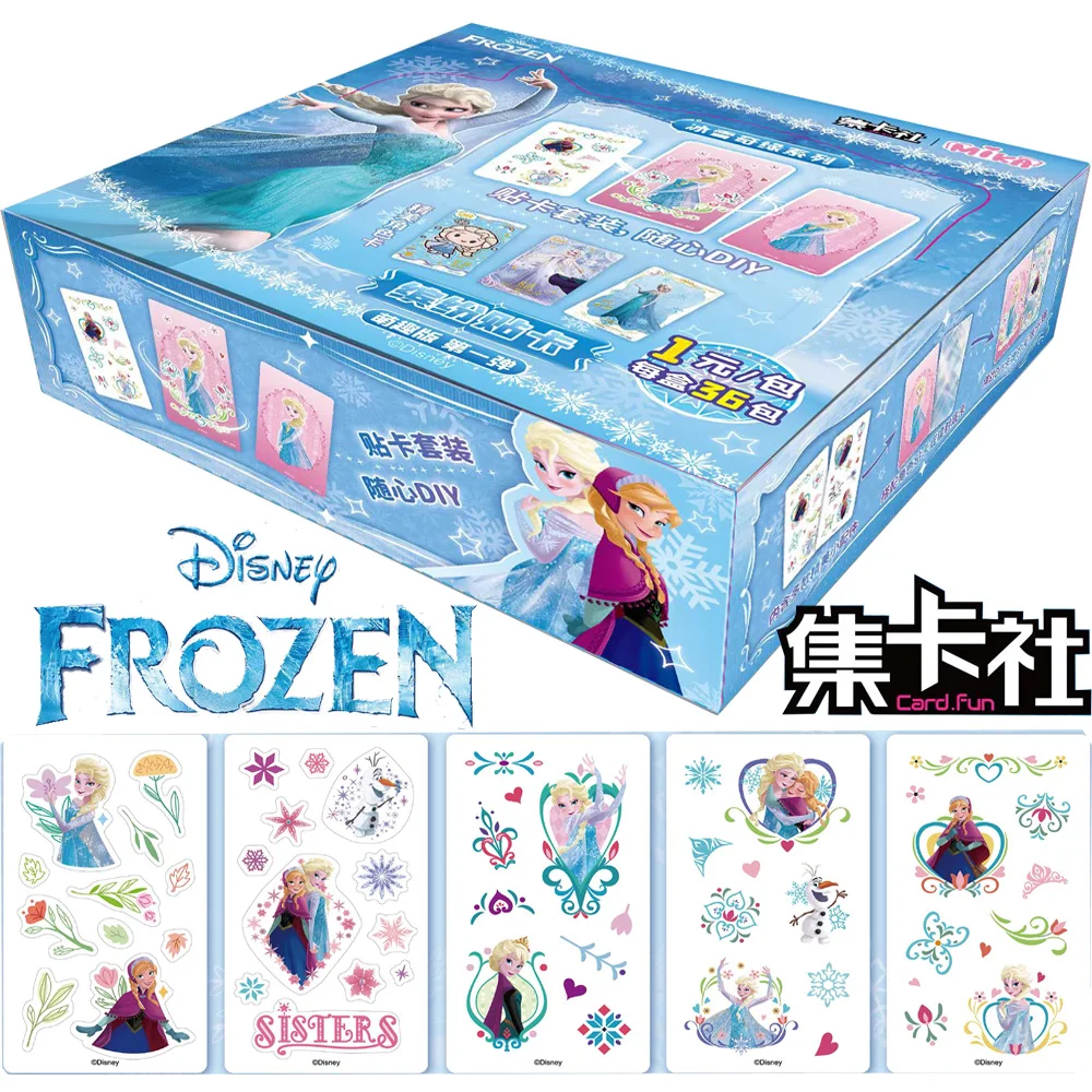 

Genuine Card.fun Frozen Card For Child Elsa Olaf Anna American Anime Characters Colorful Limited Game Collection Card Kids Toys