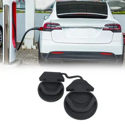 New Waterproof Charging Port Cover For Tesla Model 3/Y Accessories 21-24 Silicone Charger Plug Protector Rainproof Pad visible