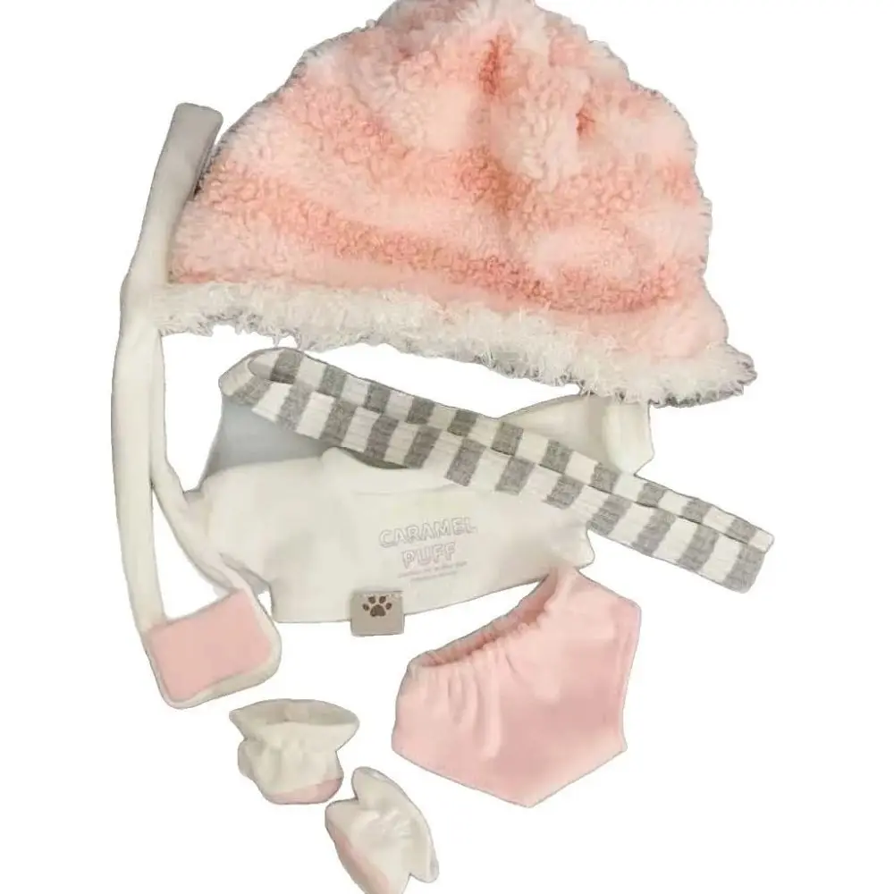 Puff Pastry Series Cotton Doll Clothes Outfit Change Super Cute 10cm Doll Clothes 20cm Dress Up Doll Outfit Plush Toy