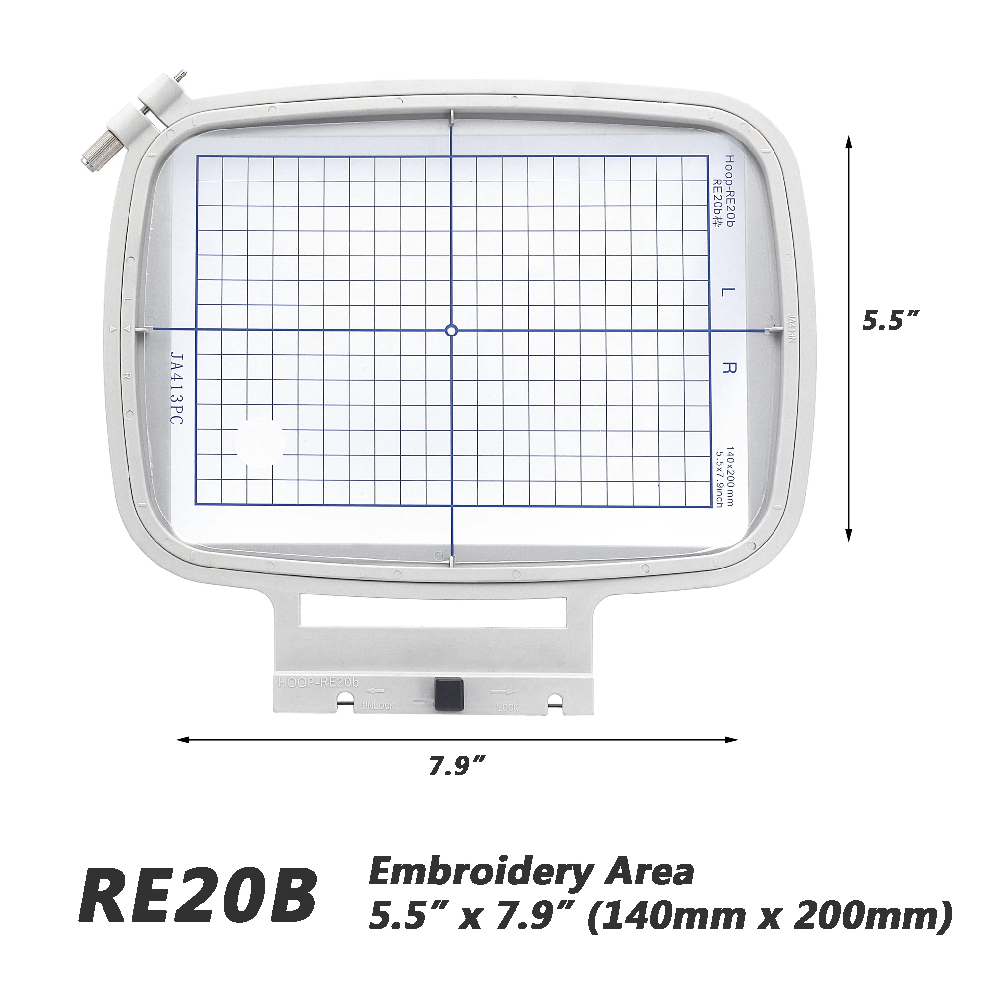 SQ20B RE20B RE10B SQ14B Embroidery Hoops for Janome MC 500E 400E 550E Elna eXpressive 830 Embroidery Machine