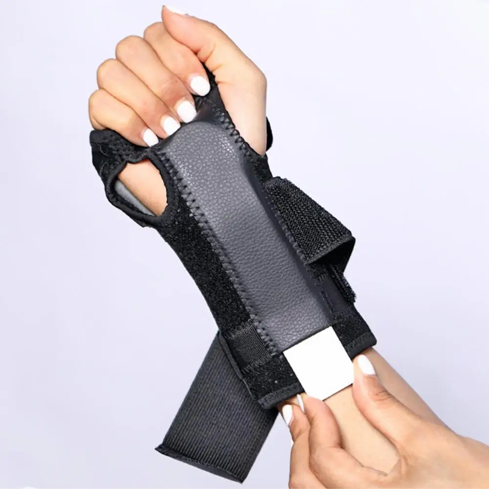 Wrist Support Splint Carpal Tunnel Brace Adjustable Steel Plate Stabilizer Men Women Night Arthritis Tendinitis Sprain Recovery