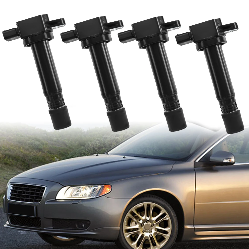 

4 Pins Ignition Coil Pack UF574 8689939 099700-0890 For Volvo S80 V8 4.4L 2007 2008 2009 2010 XC90 V8 4.4L 2005-2011