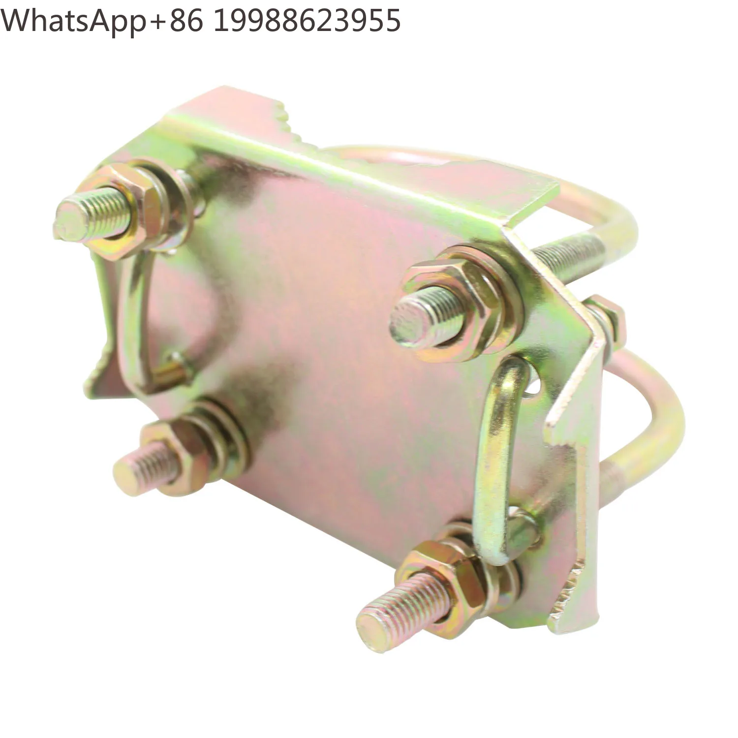iron antenna mast clamp for outdoor antenna UHF/VHF/WIFI Yagi antenna reinforced clamp fixed fasten reinforced accessories type
