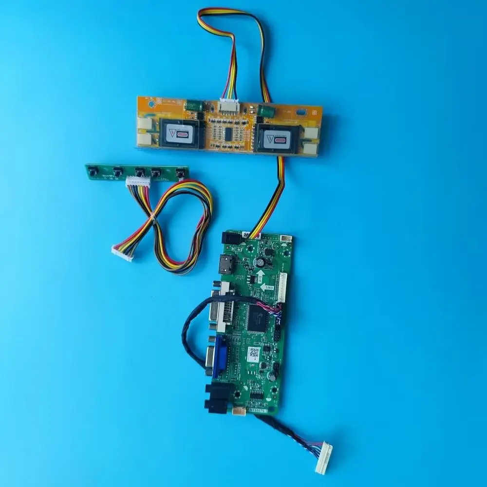 

Controller board kit for HSD190ME13-A03/D30/D21/D12/D10/C01/A18 19" M.NT68676 LVDS 4 lamps VGA DVI Driver 1280X1024 Panel 30pin
