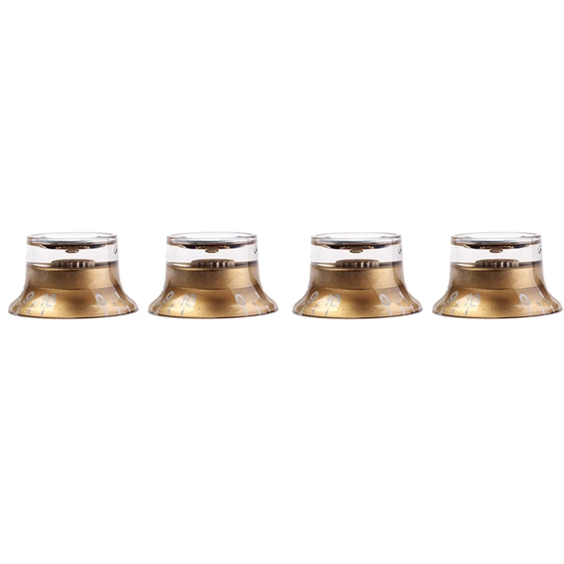 4 Pcs Speed Control Knobs 2 Tone 2 Volume For Gibson LP SG Guitar Golden Knobs Guitar Accessories