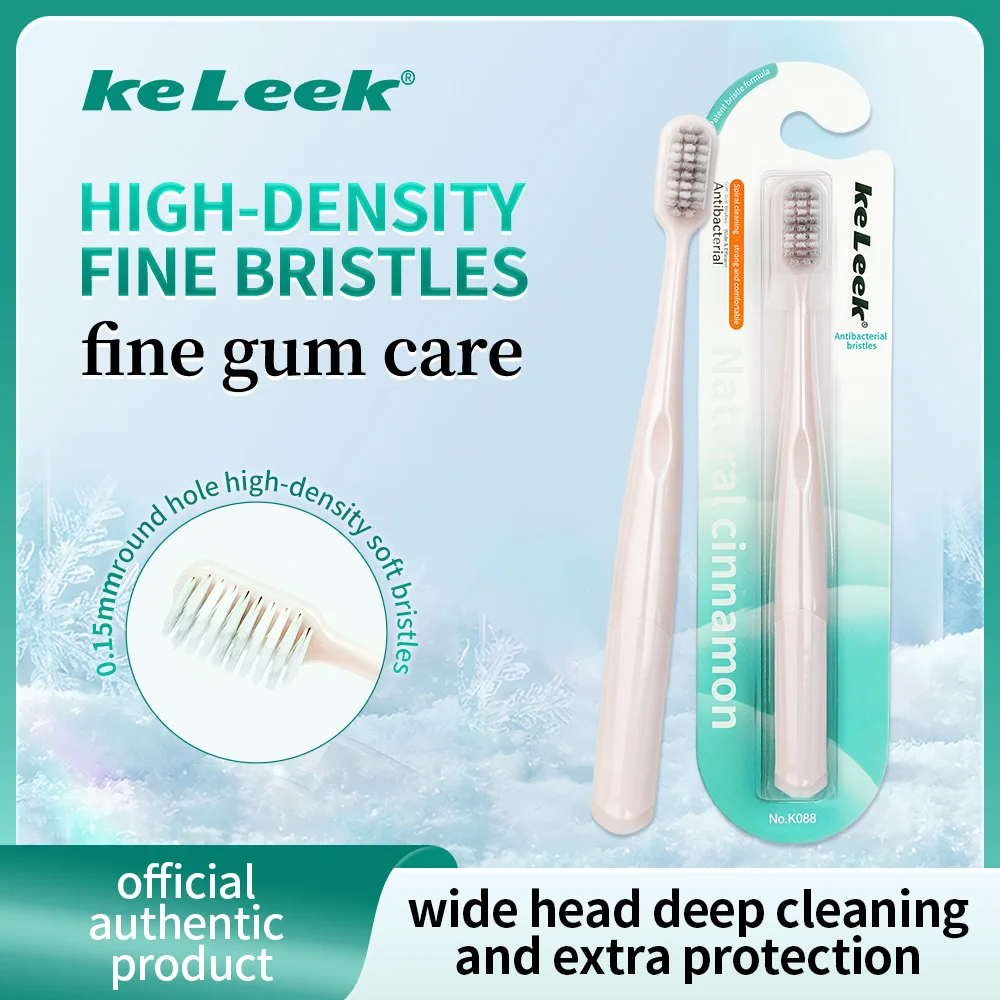 eleek Dense Fine Soft Bristles Quick Whitening Toothbrush Ultra Gentle Cleaning Effectively Remove Stains Refresh Breath