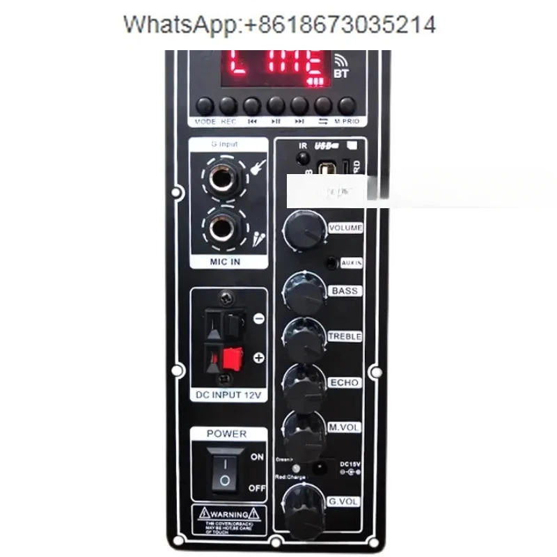 Channel Bluetooth Digital Power Amplifier Board Modification Rod Audio Motherboard Compatible with 12V Battery And 15V Adapter
