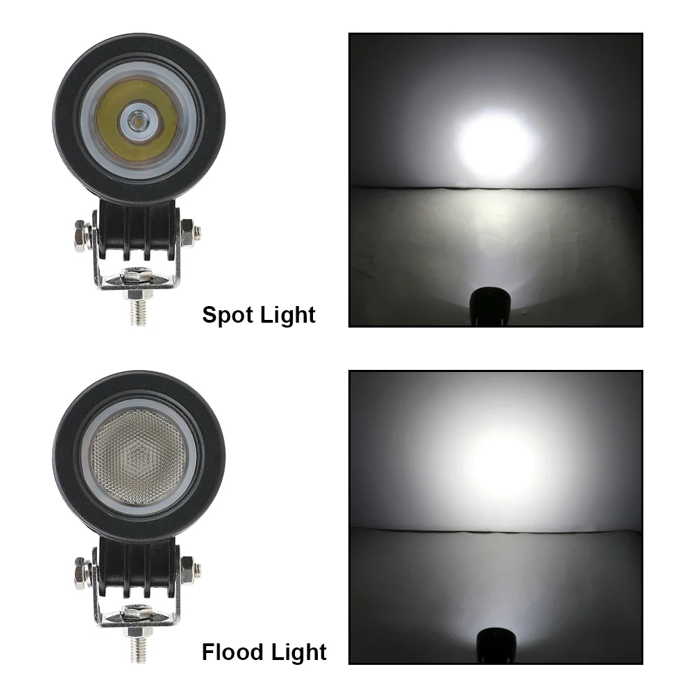 Motorcycle Headlight LED Motorcycle Spotlight Flood Light LED Work Light