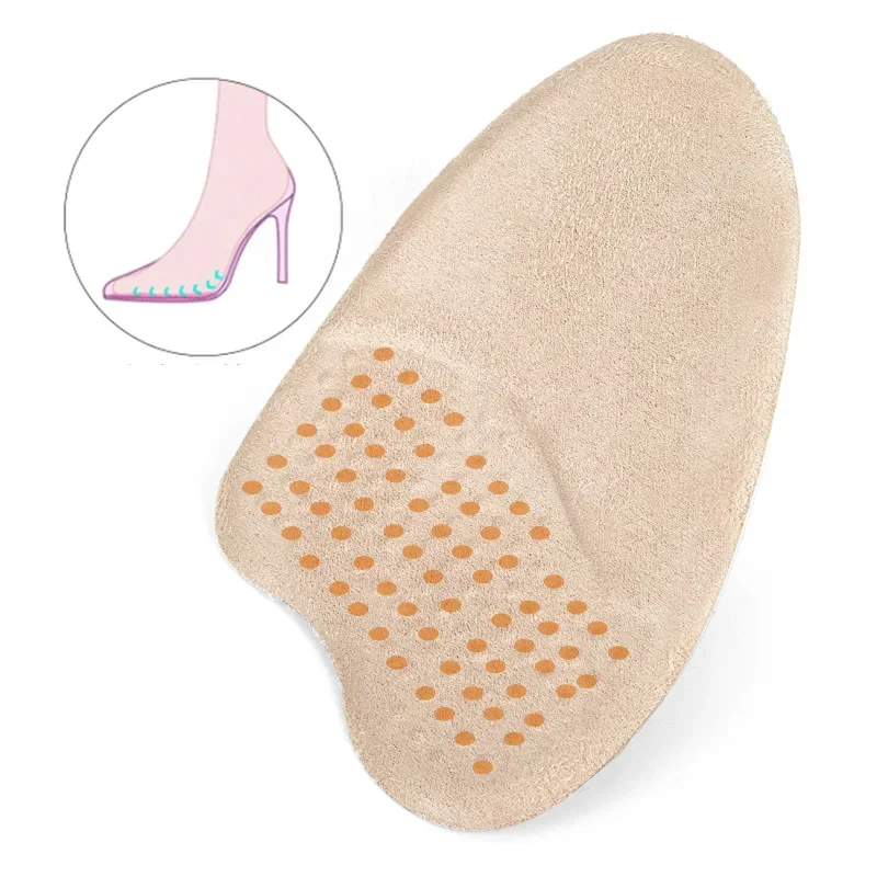 Coussinets en gel de silicone pour talons hauts pour femmes, coussinets pour l'avant-pied, coussinets coordonnants pour chaussures, sandales, l'offre elles intérieures